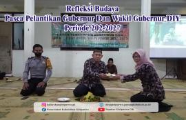 REFLEKSI BUDAYA PASCA PELANTIKAN GUBERNUR DAN WAKIL GUBERNUR DIY